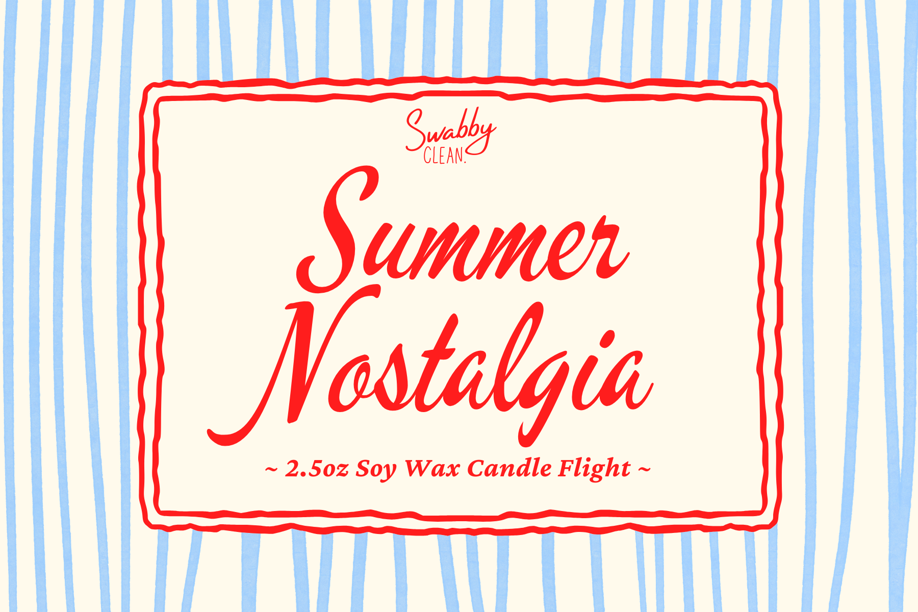 Summer Nostalgia Mini Candle Flight
